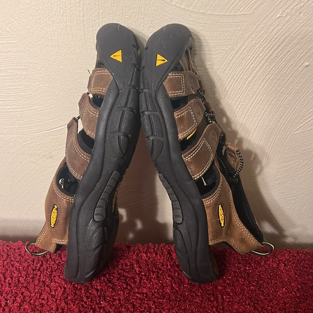 KEEN Leather Newport Shoes Water Hiking Sandals Outdoor Shoes brown Size… - Picture 9 of 17